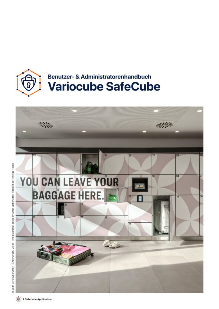 Benutzerhandbuch für Variocube Safecube